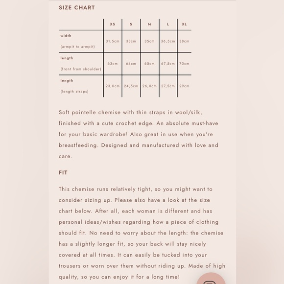 Unaduna / Ziloen chemise pointelle wool/silk - cameo rose - Picture 5 of 6